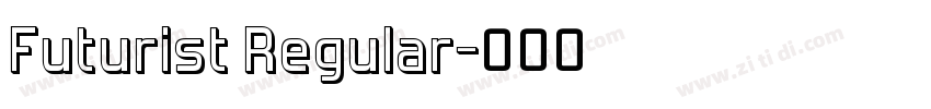 Futurist Regular字体转换
